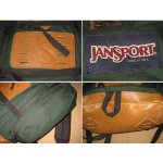 画像3: 【過去に販売した商品です】古着 JANSPORT ジャンスポーツ デイパック サイドポケット レザーボトム USA製 90年代 (3)