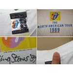 画像4: 古着 Rolling Stones ローリングストーンズ 北米ツアー Tシャツ WHT 80's/130423 (4)
