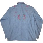 画像2: 【過去に販売した商品です】古着 BIG MAC JC PENNEY ビッグマック 刺繍 シャンブレー シャツ S 70's/130606 (2)