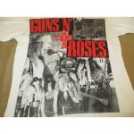 画像3: 【過去に販売した商品です】古着 GUNS N' ROSES ガンズ＆ローゼス フォト Tシャツ WHT 80's/130701 (3)