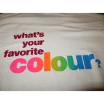 画像4: 【過去に販売した商品です】古着 LIVING COLOUR リヴィングカラー favorite colour Tシャツ WHT 80's/130717 (4)
