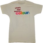 画像2: 【過去に販売した商品です】古着 LIVING COLOUR リヴィングカラー favorite colour Tシャツ WHT 80's/130717 (2)