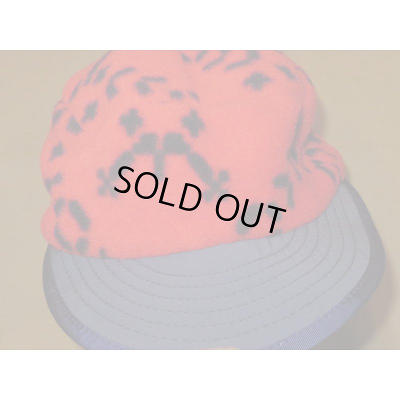 画像2: 美品 patagonia パタゴニア 雪無しタグ DUCKBILL ダックビル フリースキャップ 帽子 RED柄 USA製 90's/131125 (2)