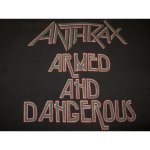 画像3: 【過去に販売した商品/在庫なし/SOLD OUT】古着 ANTHRAX アンスラックス ARMED AND DANGEROUS TOUR 85 Tシャツ 80's/140104 (3)