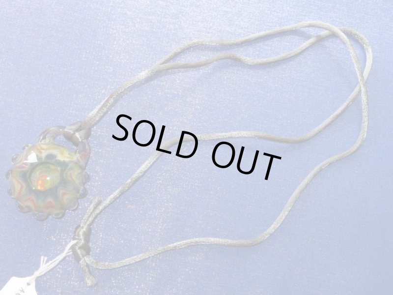 画像2: 新品 グラスアート GLASS ARTS ハンドメイド ペンダント LOCK 14MA-13 / 140402 (2)