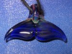画像2: 新品 グラスアート GLASS ARTS ハンドメイド ペンダント Whale PUP 14MA-5 / 140402 (2)
