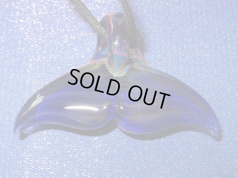 画像2: 新品 グラスアート GLASS ARTS ハンドメイド ペンダント Whale PUP 14MA-5 / 140402 (2)