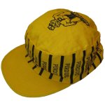 画像1: 古着 Champion チャンピオン トリコタグ PURDUE大学 カレッジ系 ペインターキャップ CAP 帽子 YEL USA製 80's/140420 (1)