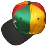 画像1: デッドストック UNKNOWN MALCOM X風 コットン キャップ CAP 帽子 ラスタ 90's / 150402 (1)