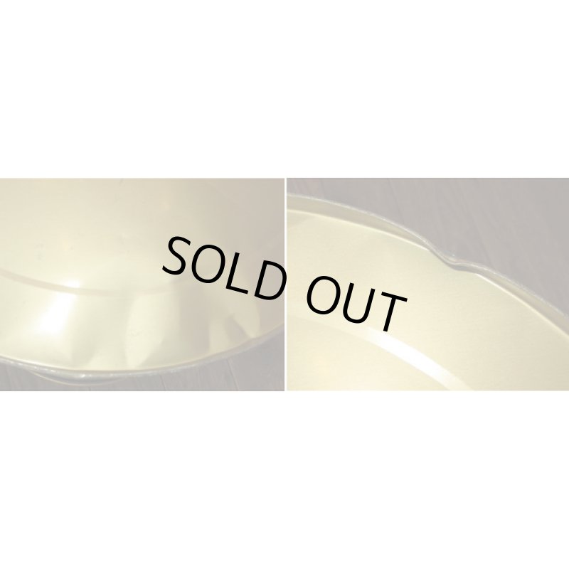 画像5: アンティーク BALLONOFF COLLEGE PENNANTS ペナント柄 Trash Box Tin缶 ブリキ缶 ゴミ箱 ディスプレイ インテリア 60's / 150404 (5)