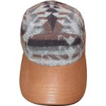 画像1: 新品 PENDLETON ペンドルトン ネイティヴ柄 ウールキャップ CAP 帽子 GRY USA製 00's / 151219 (1)