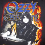 画像3: 【過去に販売した商品/在庫なし/SOLD OUT】デッドストック 古着 OZZY OSBOURNE オジーオズボーン メタル Tシャツ NVY 80's / 160417 (3)