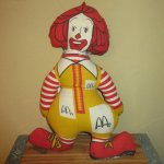 画像1: 古着 アンティーク McDonald's マクドナルド ドナルド 人形 ドール 70's / 160529 (1)