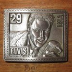 画像1: 古着 7073/50000 限定 Elvis Presley エルビスプレスリー バックル USA製 90's / 160621 (1)