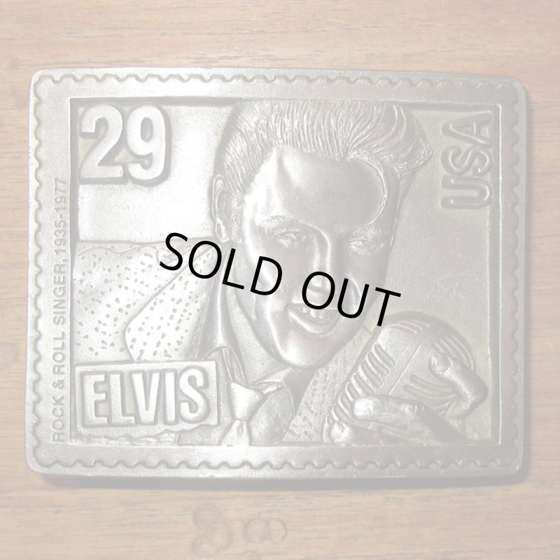 画像1: 古着 7073/50000 限定 Elvis Presley エルビスプレスリー バックル USA製 90's / 160621 (1)