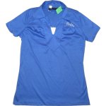 画像2: 古着 Bonilla チェーンステッチ刺繡 ポリ ボーリングシャツ BLUE 70's / 160815 (2)