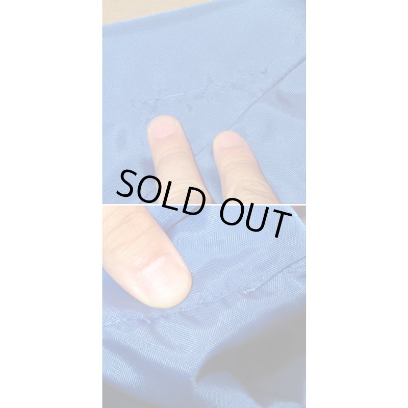 画像6: 古着 CROWN クラウン ナイロン レーシングジャケット BLUE 80's / 160914 (6)