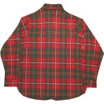 画像2: 古着 Woolrich ウールリッチ ウールシャツ RED 80's /170126 (2)