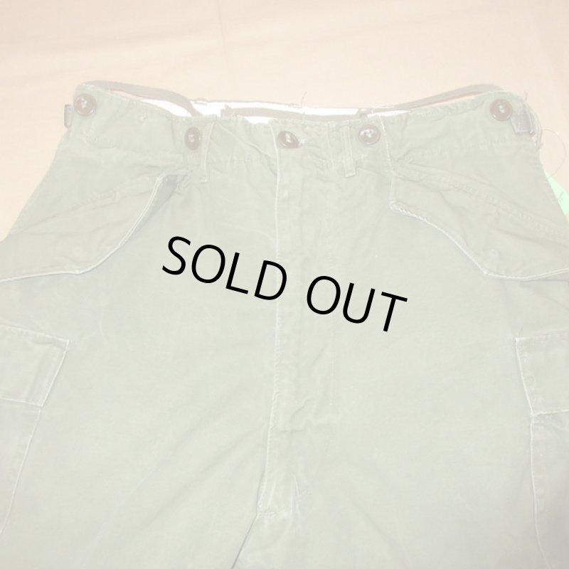 画像3: 古着 US ARMY アメリカ軍 ミリタリー M-51 コの字留め コの字エンド カーゴパンツ OLV 50's /170405 (3)