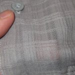 画像4: 古着 patagonia パタゴニア 織り柄 アウトドア 半袖シャツ GRY 00's / 170627 (4)