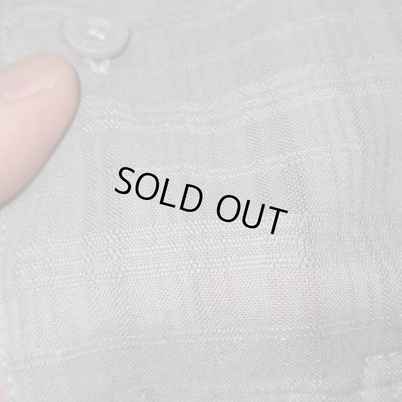 画像4: 古着 patagonia パタゴニア 織り柄 アウトドア 半袖シャツ GRY 00's / 170627 (4)