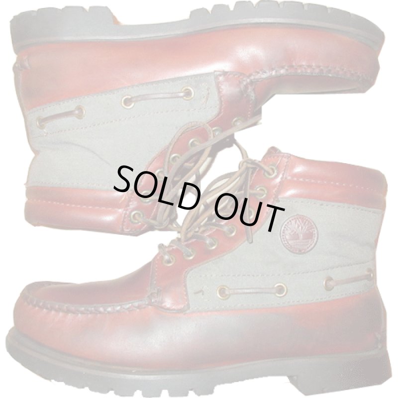 画像2: 古着 90's Timberland ティンバーランド GORE-TEX VIBRAM レザーブーツ BRW / 180907 (2)