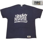 画像1: 古着 90's naughty by nature ネイティバイネイチャー POVERTY'S PARADISE Tシャツ raptee NVY / 171027 (1)