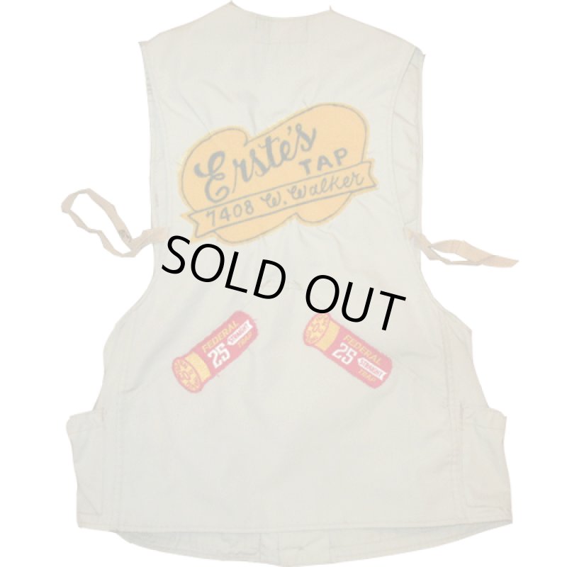 画像2: 古着 50's 10-X MFG CO ハンティング シューティングベスト BEI / 171109 (2)