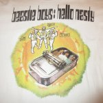 画像4: 古着 90's BEASTIE BOYS ビースティボーイズ HELLO NASTY ツアー w ASIAN DUB FOUNDATION Tシャツ WHT / 171205 (4)