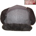 画像1: 新品 00's FILSON フィルソン TRAPPER HAT ウール ボアキャップ ハット 耳あて付き 帽子 CHA / 171221 (1)