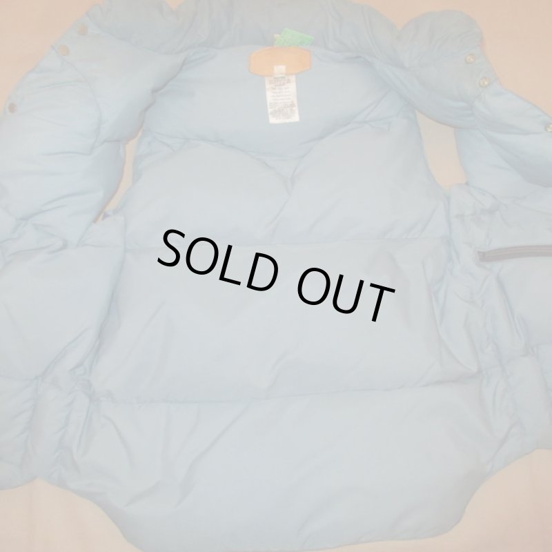 画像6: 古着 70's Rocky Mountain Featherbed co ロッキーマウンテン レザーヨーク ダウンベスト アウトドア NVY / 180106 (6)