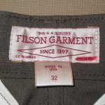 画像8: 新品 00's FILSON フィルソン Dry Shelter Cloth Pants アウトドア パンツ OLV made in USA /180109 (8)