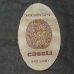 画像7: 古着 90's canali ツイード ハンチング キャップ CAP 帽子 イタリア製 GRY  / 180201 (7)