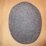 画像2: 古着 90's canali ツイード ハンチング キャップ CAP 帽子 イタリア製 GRY  / 180201 (2)