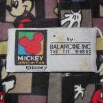 画像6: 古着 90's MICKEY MOUSE ミッキーマウス DISNEY ネクタイ パネル / 180210 (6)