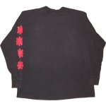 画像2: 古着 90's RED HOT CHILI PEPPERS レッドホットチリペッパーズ アスタリスク 袖プリント 長袖 Tシャツ BLK / 180218 (2)