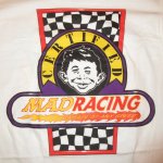 画像3: デッドストック 90's MAD MAGAZINE マッドマガジン RACING アルフレッド キャラクター Tシャツ WHT a / 180410 (3)