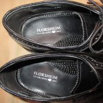 画像6: 美品 古着 00's FLORSHEIM フローシャイム ウイングチップ レザーシューズ 革靴 BLK  / 180412 (6)