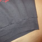 画像8: 古着 80's AEROSMITH エアロスミス PERMANENT VACATION カットオフ 半袖スウェット Tシャツ BLK / 180417 (8)