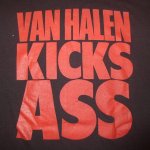 画像4: 古着 80's VAN HALEN KICKS ASS Tシャツ BLK / 180514 (4)