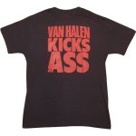 画像2: 古着 80's VAN HALEN KICKS ASS Tシャツ BLK / 180514 (2)