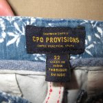 画像5: 古着 00's CPO PROVISIONS フラワーパターン カットオフ ショートパンツ BLUE  / 180531 (5)