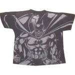 画像2: 古着 90's BATMAN バットマン DC COMIC 全面プリント Tシャツ BLK / 180605 (2)