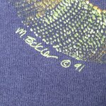 画像6: 古着 90's HARLEQUIN NATURE GRAPHICS イグアナ アニマルプリント Tシャツ NVY / 180605 (6)