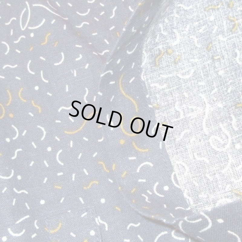 画像10: 新品 00's i-tal COLLECTIVE  LINES LIFE SHIRT by VINCS HEMP 半袖シャツ NVY / 180610 (10)