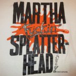 画像4: 古着 80's THE ACCUSED アキューズド MARTHA Fuckin' SPLATTER HEAD Tシャツ WHT / 180626 (4)