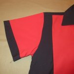 画像4: 古着 00's CRUSIN USA 2トーン ボーリングシャツ RED×BLK / 180709 (4)
