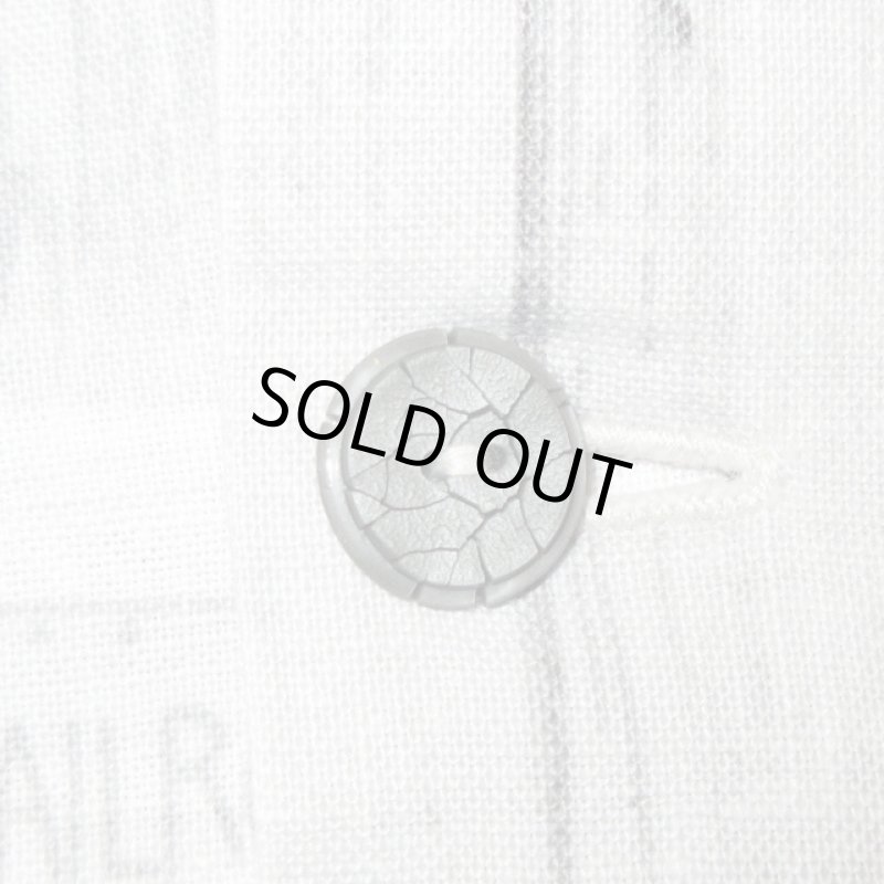 画像10: 古着 70's UNION RAILROAD PACIFIC ハンドメイド 総柄 バンダナ ランタン 半袖シャツ GRY / 180709 (10)