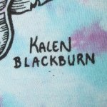 画像6: 新品 00's 新品 Kalen Blackburn カレンブラックバーン CYCLOPIAN PEAR PICKER Tシャツ タイダイ b / 180804 (6)