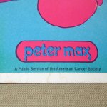 画像3: アンティーク 70's PETER MAX ピーターマックス 額付き ポスター / 180817 (3)